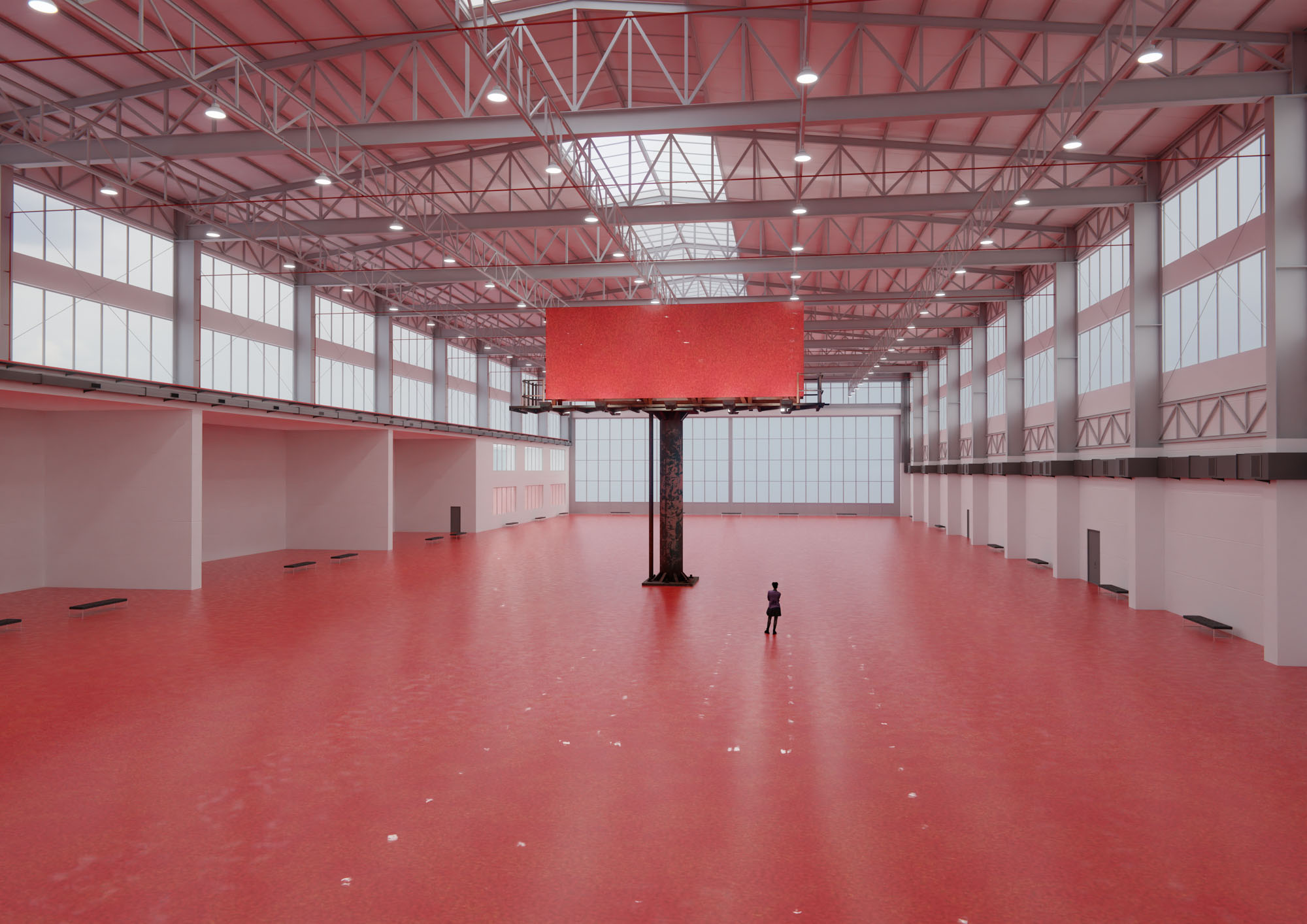 Pierre Clemens - Redscape - 2023 - Installation - Unsculpted project.