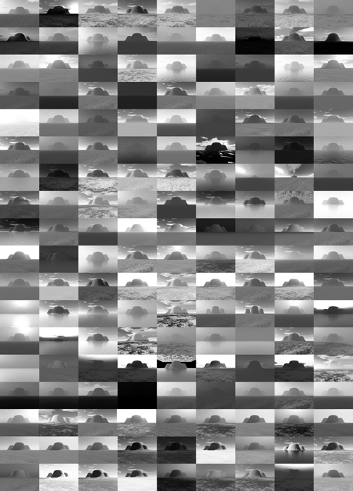 Pierre Clemens Art Contemporary Digital Print Brussels Land1 gris 10 11 2000