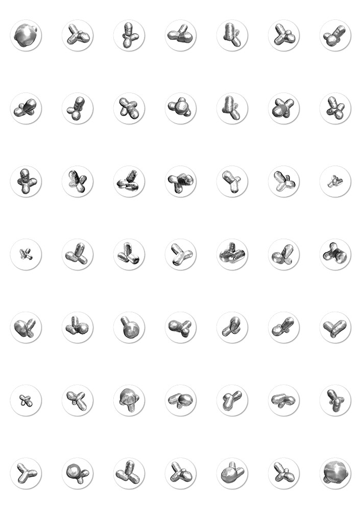 Pierre Clemens Art Brussels Les gallets 2003 247x247cm 97x97in Digital print