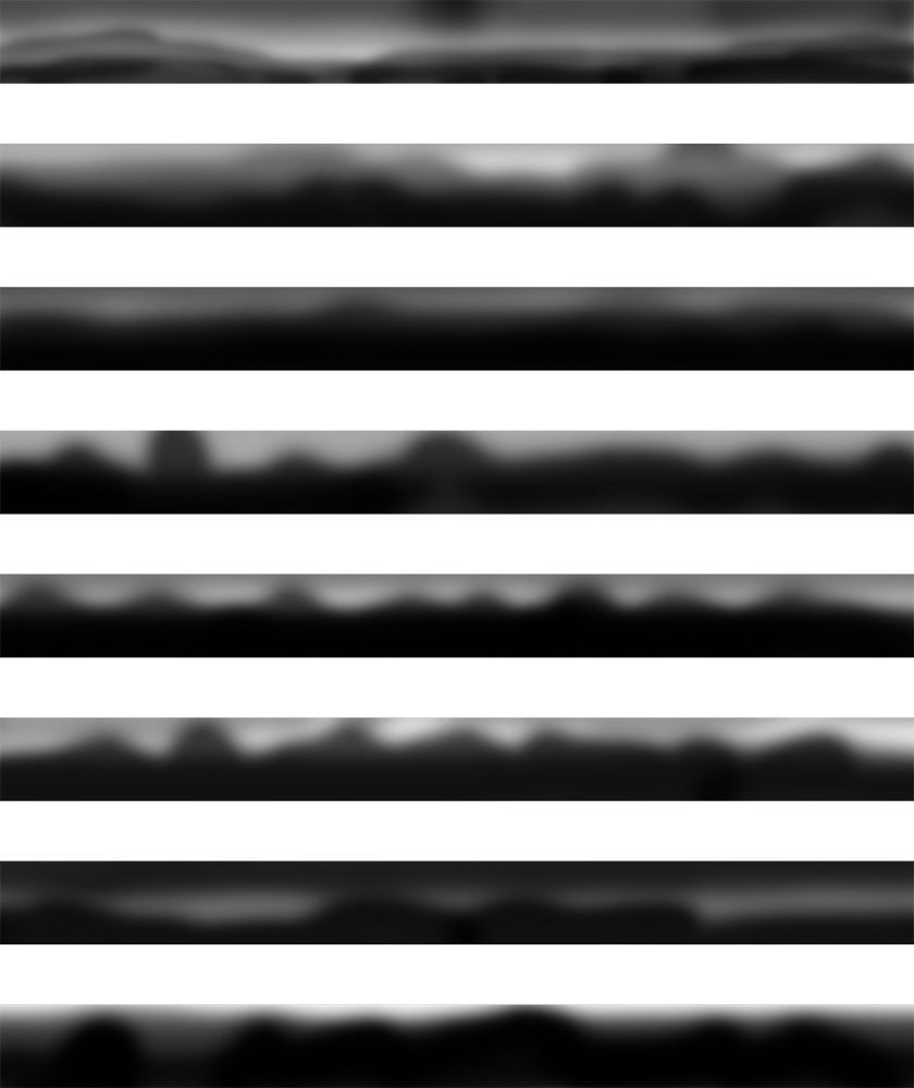 Pierre Clemens Contemporary art Brussels Serie Scape Danemark 2007 Digital print mounted on aluminium6x13x100cm 5 1x39 3in 03