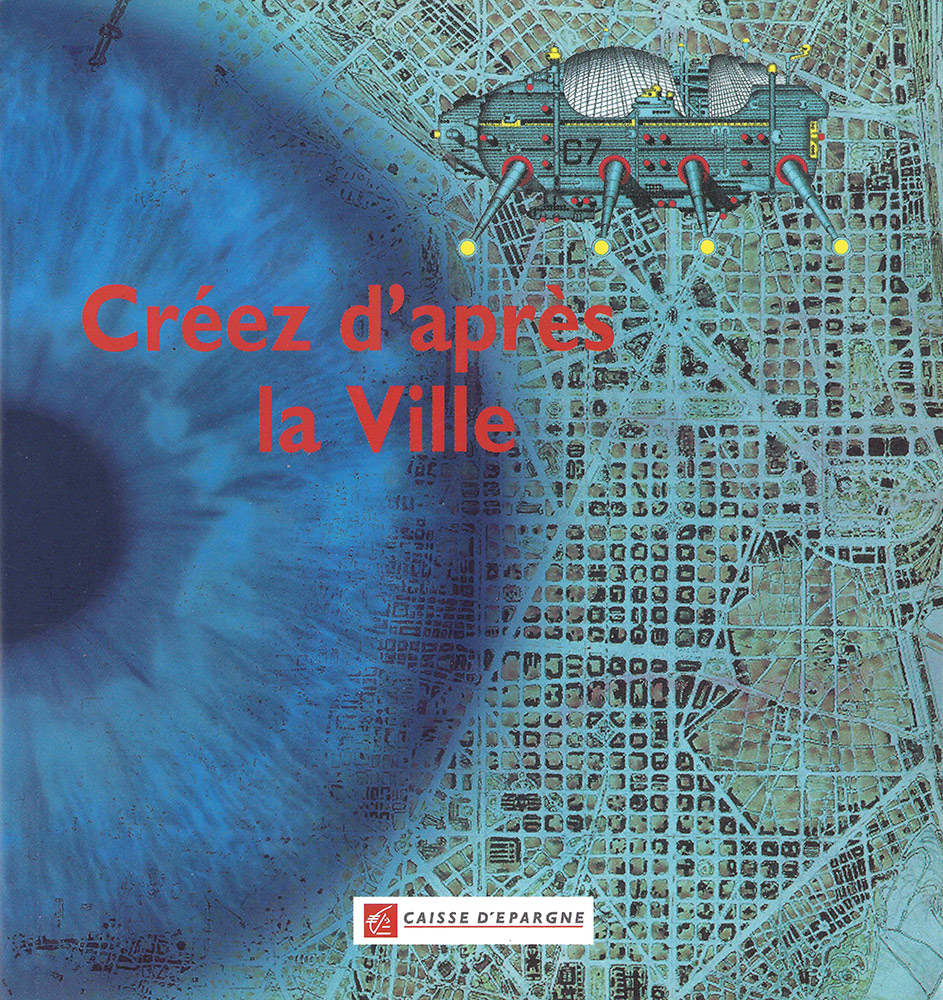 Pierre Clemens Art contemporary Brussels Dessin Exhibition Centre Georges Pompidou 1994 Cover Catalogue Creez d apres la Ville
