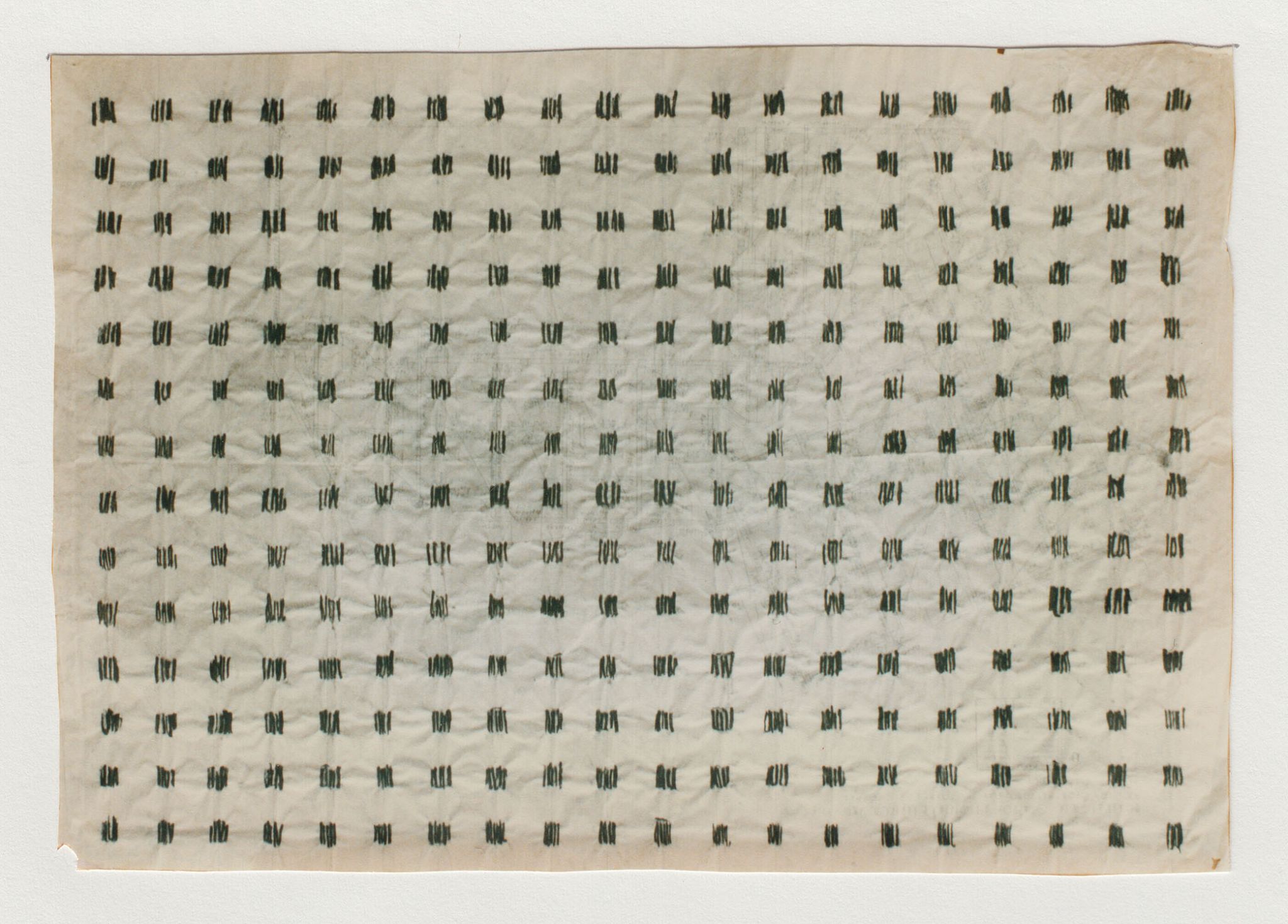 Pierre Clemens Contemporary art Brussels 1995 Mouvement de lair Pastel sec sur plan darchitecture 69 x 98 cm
