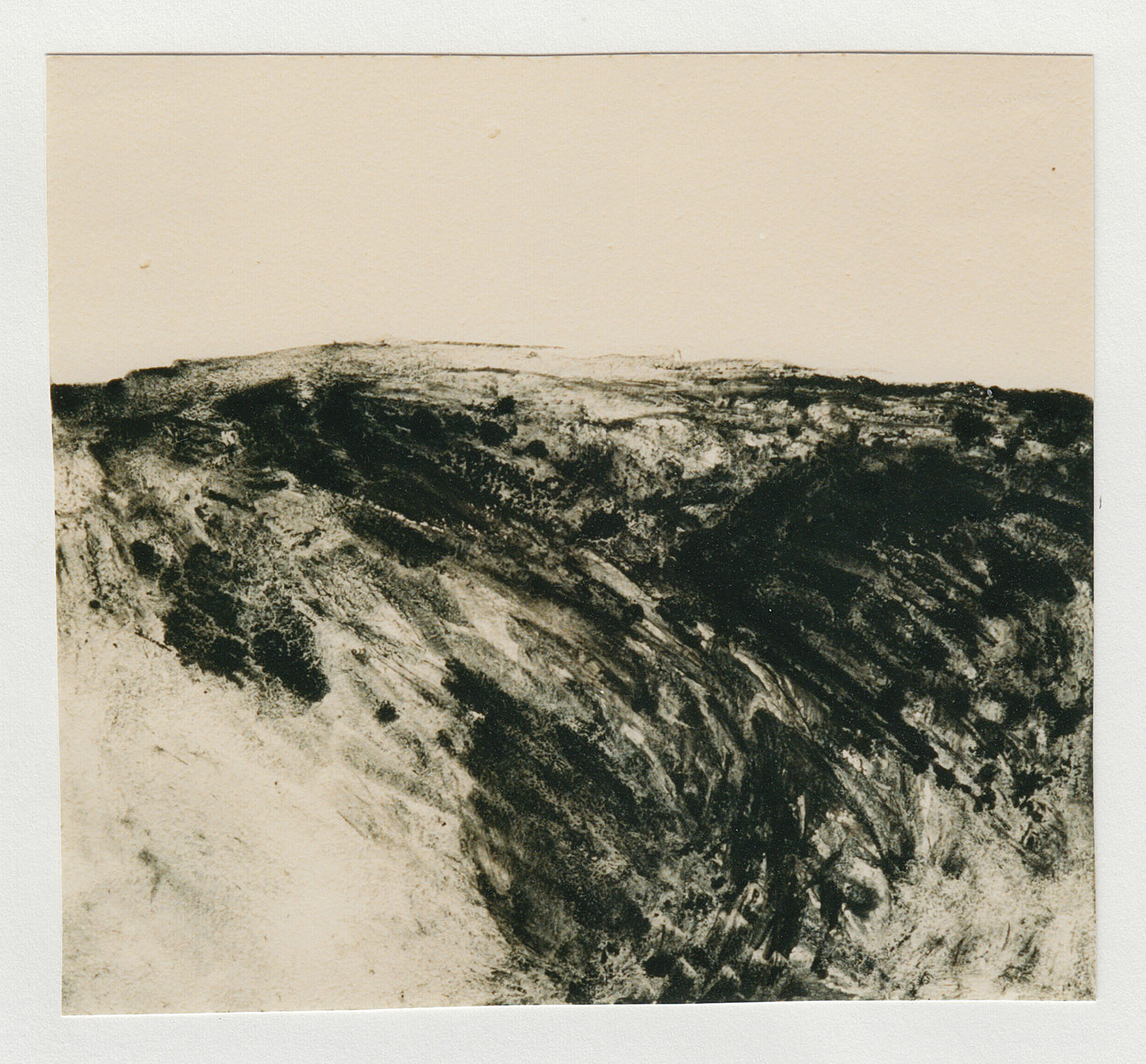 Pierre Clemens 1995 pastel sur papier 26 5x30cm