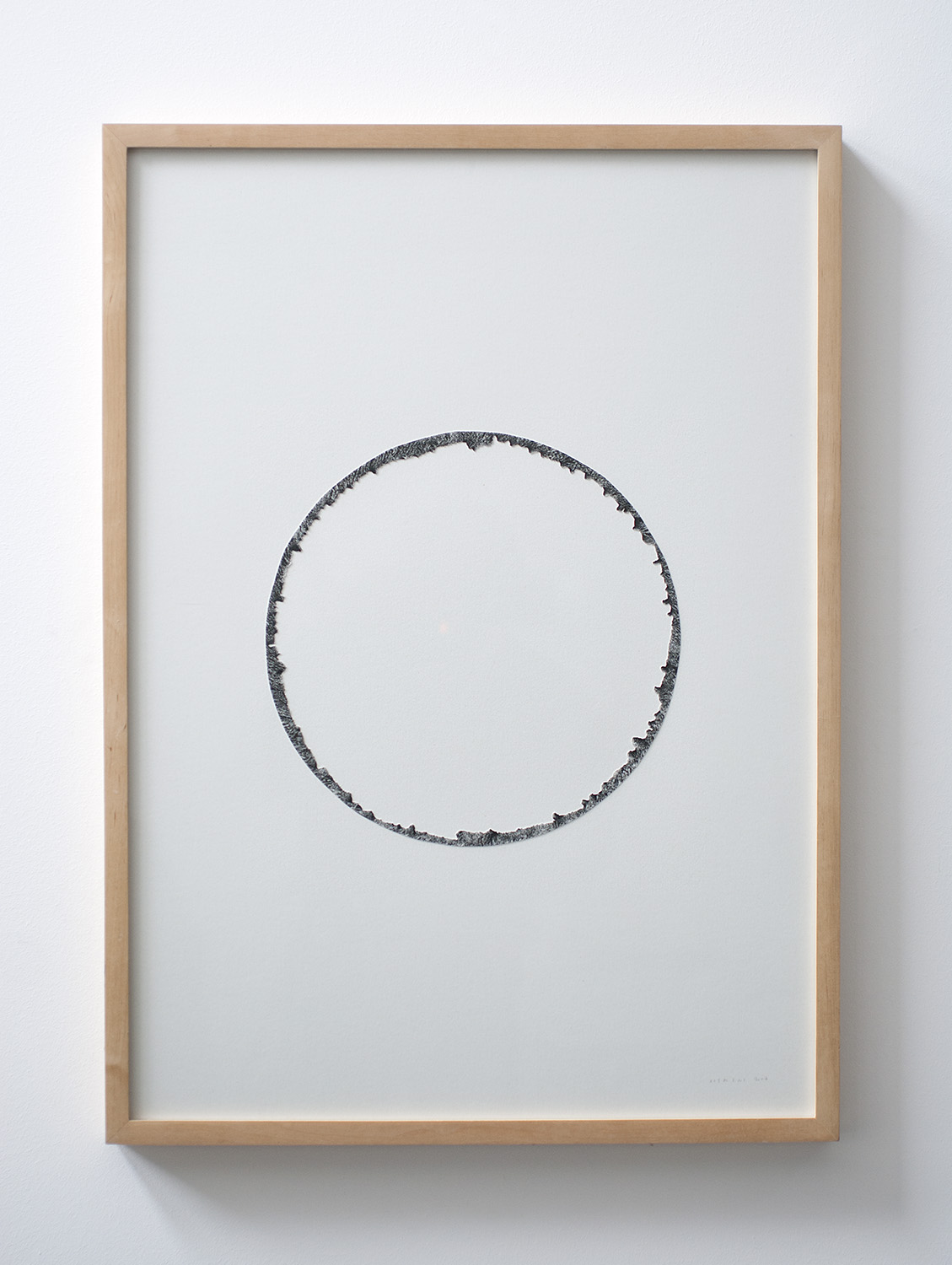 Pierre Clemens Contemporary art Bruxxels Untitled 2007 Black ink on Arches paper 58x38cm 22 8x14 9in 02