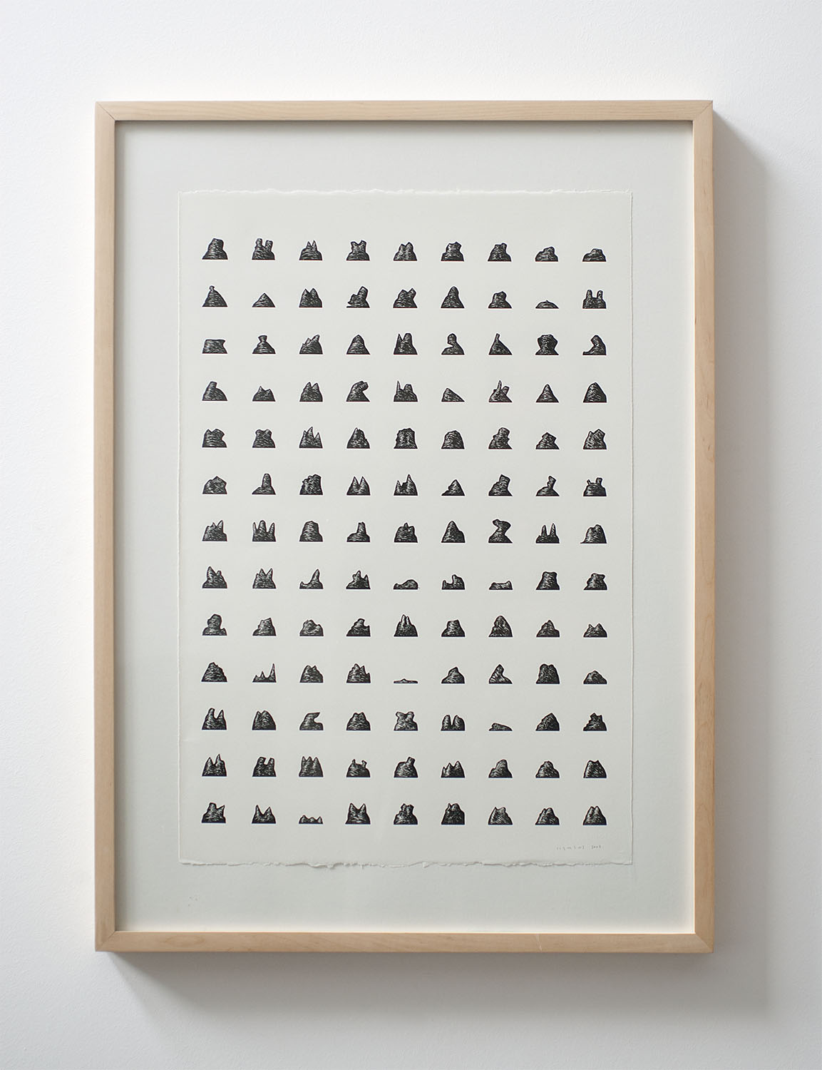 Pierre Clemens Contemporary art Bruxxels Untitled 2007 Black ink on Arches paper 58x38cm 22 8x14 9in 03