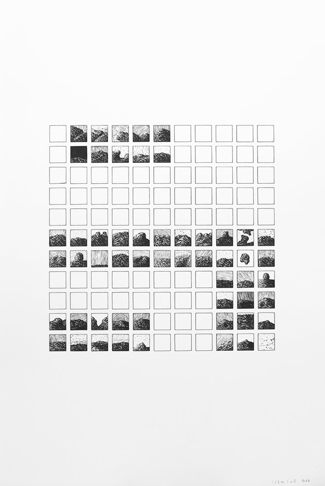 Pierre Clemens Contemporary art Bruxxels Untitled 2007 Black ink on Arches paper 58x38cm 22 8x14 9in 13