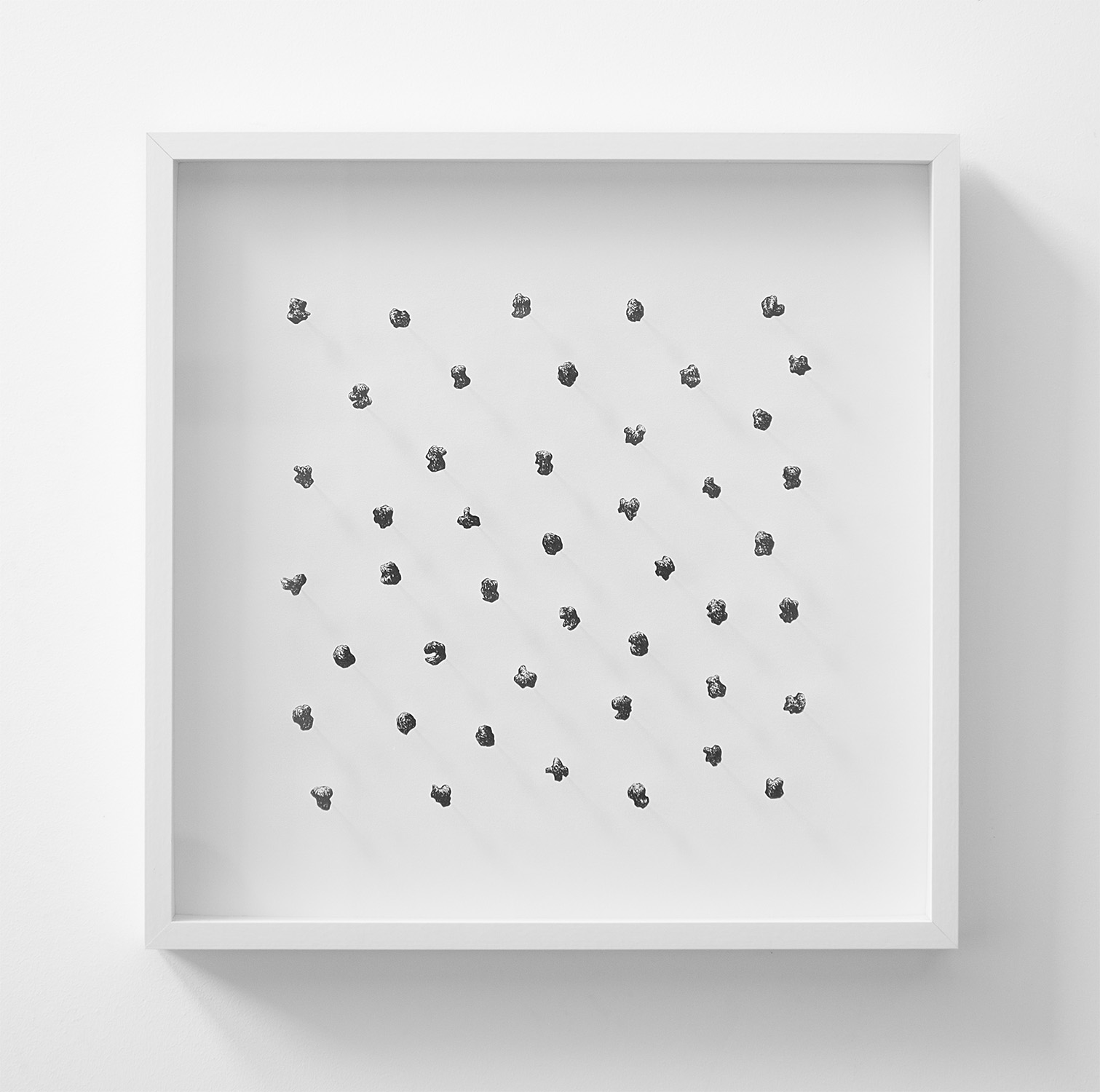 Pierre Clemens Art Contemporary Brussels Drawing2008 Sans titre 50x50x5cm Encre de Chine sur papiers decoupes