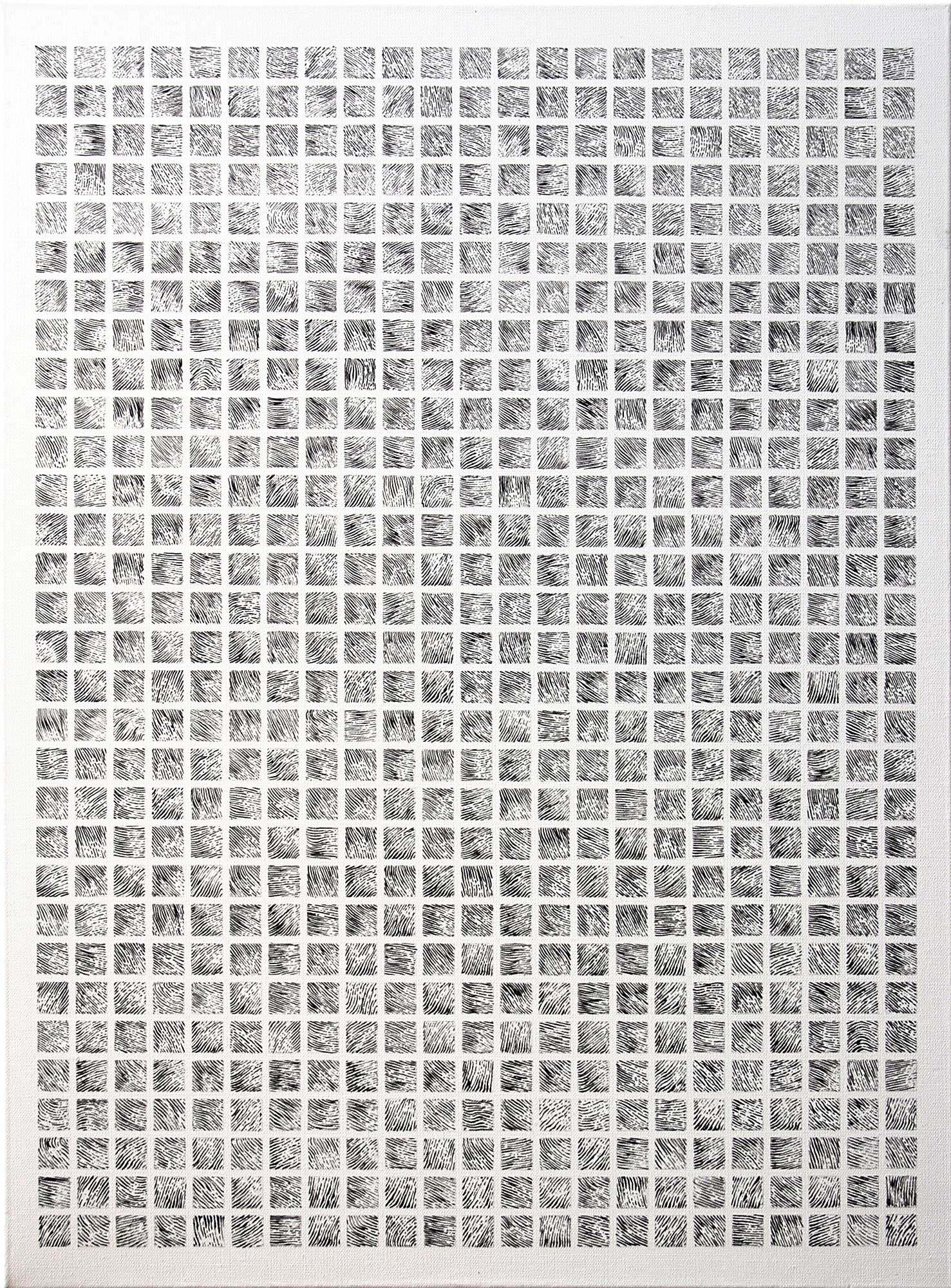 Pierre Clemens Untitled 2015 02 04 80x60cm 31 4x23 6in Ink on canvas