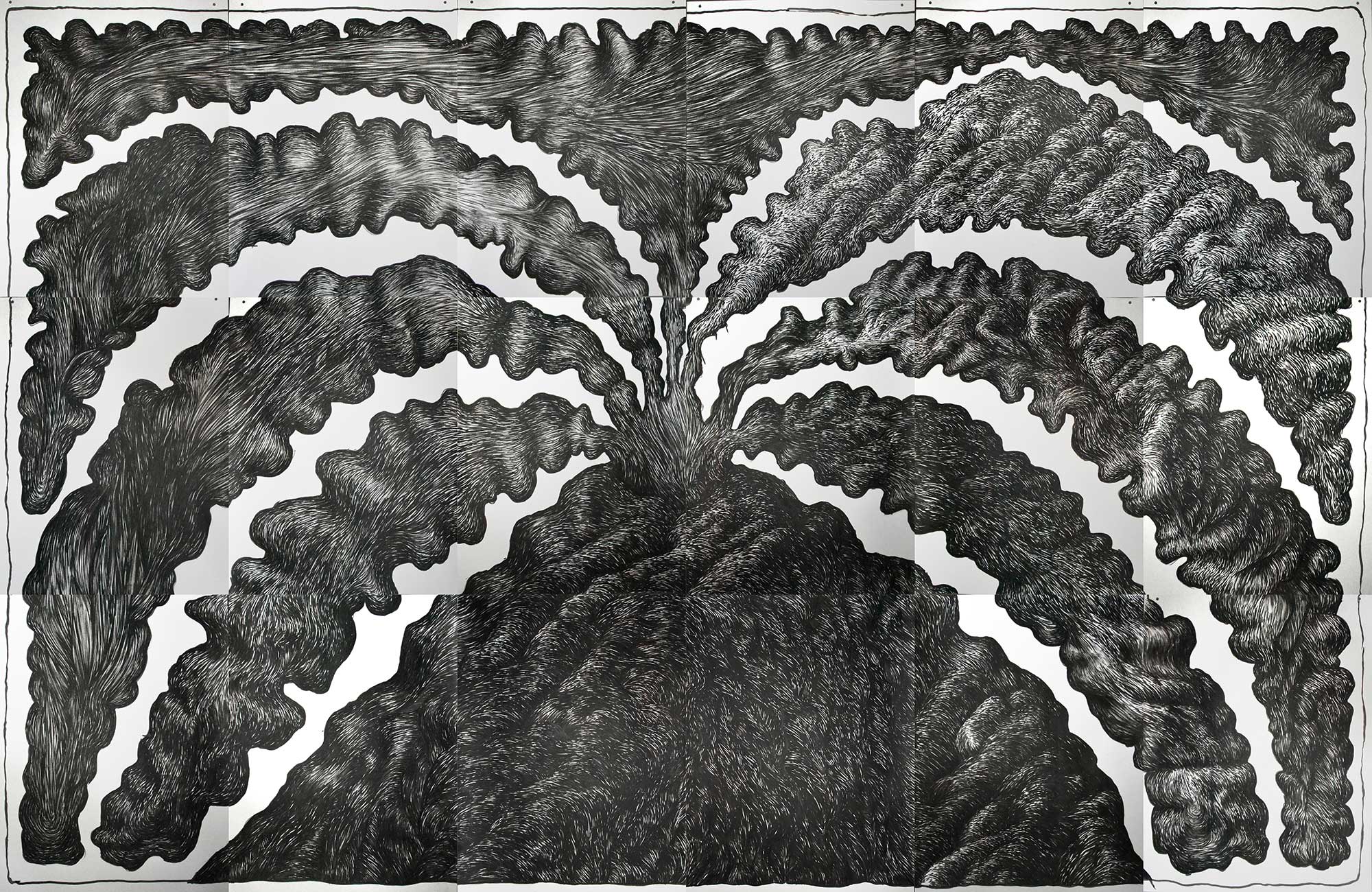 Pierre Clemens 2018 12 02 Grand dessin 195x300cm