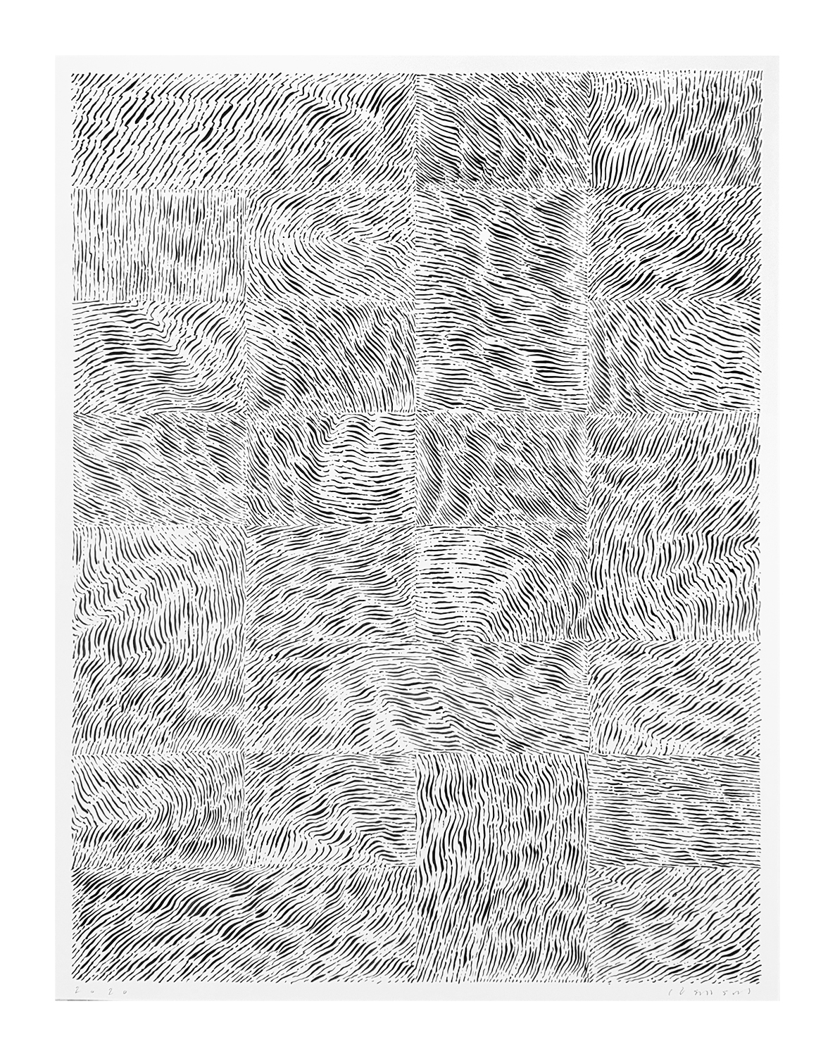 Pierre Clemens 65x50cm Encre de Chine sur papier 2020 04 23B