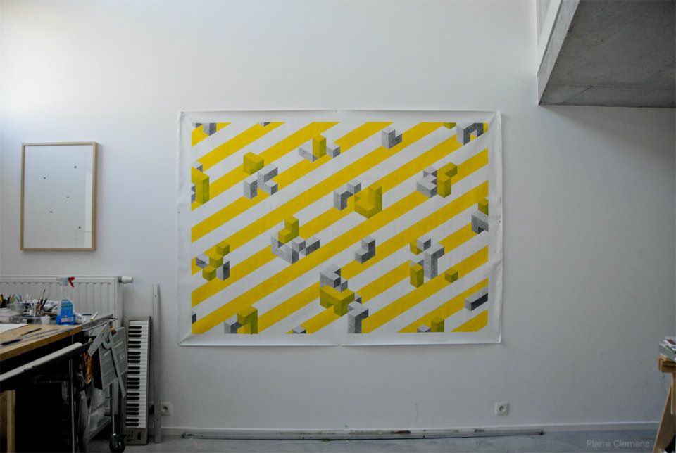 Pierre Clemens Art Contemporary Brussels Painting 2011 137x200cm 53 9x78 7in