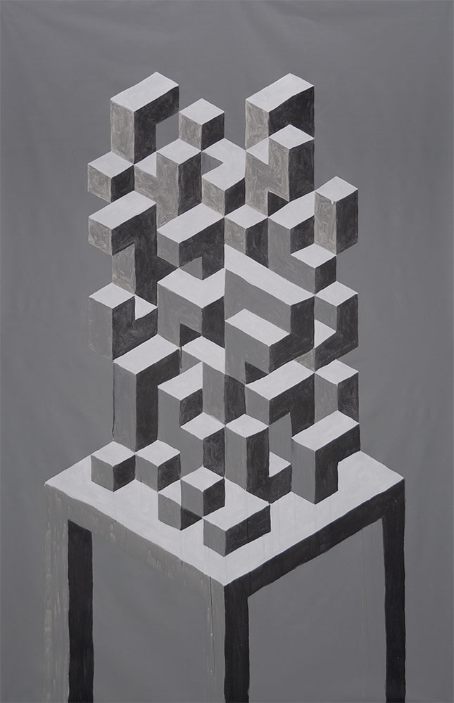 Pierre Clemens Art Contemporary Brussels Painting 2011 200x133cm 78x52in