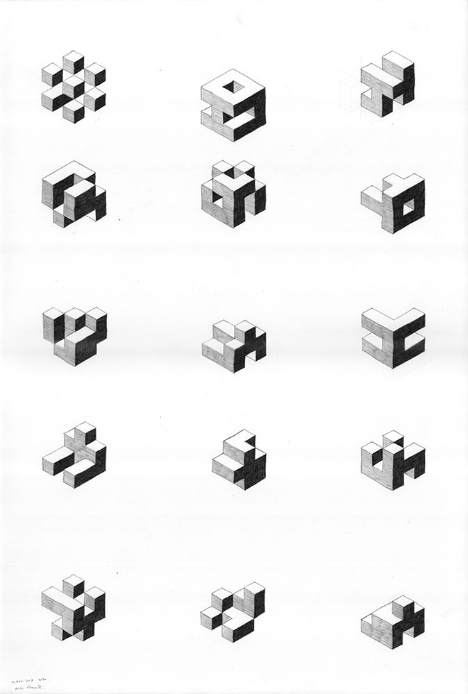 Pierre Clemens Art Contemporary Brussels Painting Etudes 2011 58x38cm 22 8x14 9in iso5
