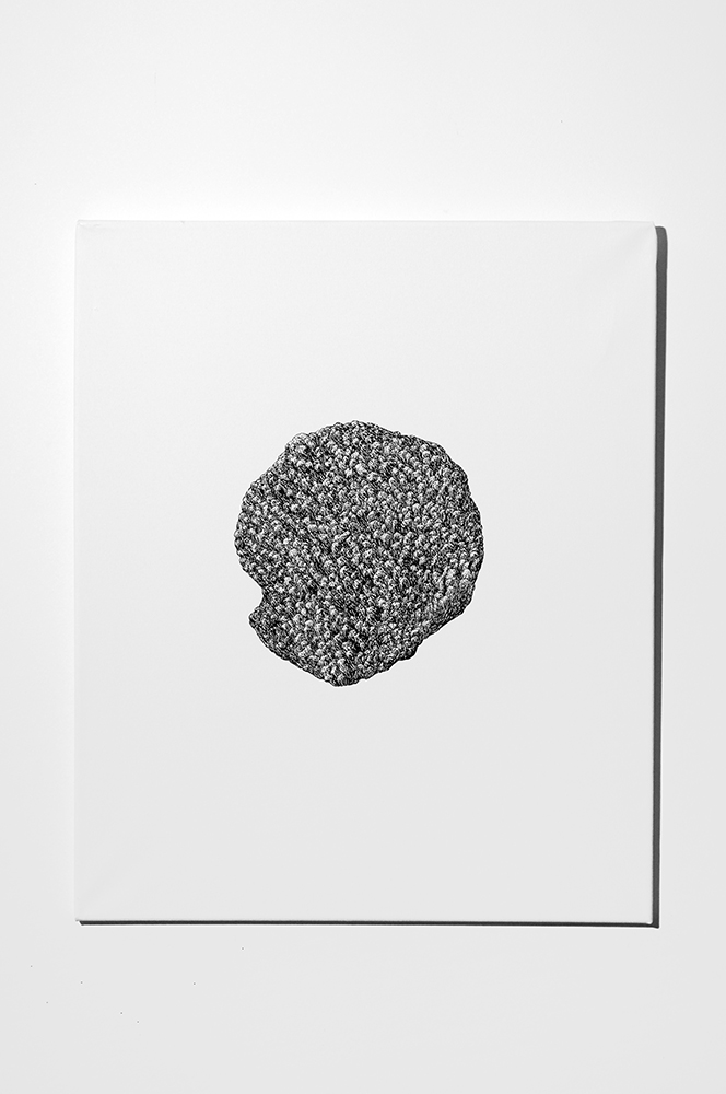 Pierre Clemens Art contemporary Brussels 2012 Black ink on canvas 60x50cm 23 6x19 7in