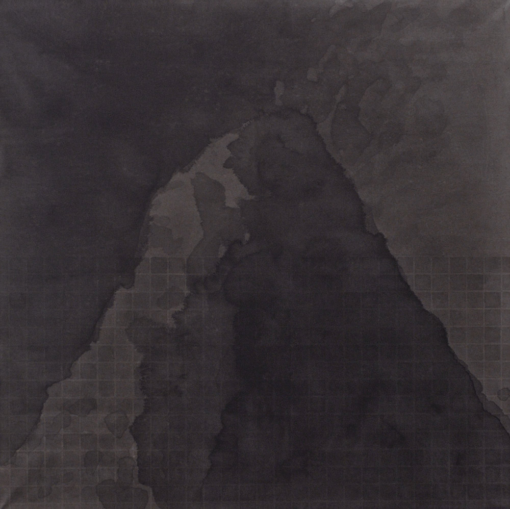 Pierre Clemens contemporary art Brussels 2012 Untitled 100x100cm 39 4x39 4in Black ink on canvas