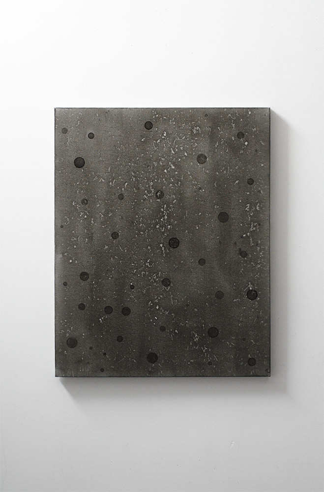 Pierre Clemens contemporary art Brussels 2012 Untitled 100x80cm 39 4x31 5in Black ink on canvas 10