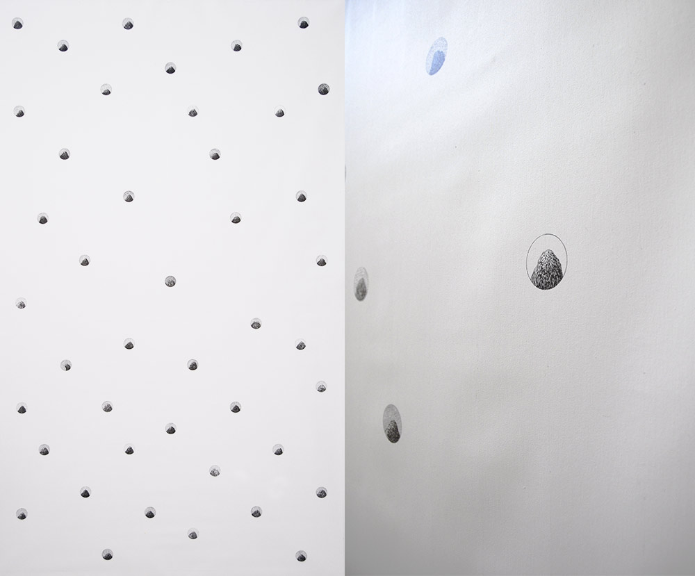 Pierre Clemens contemporary art Brussels 2012 Untitled 200x123cm 78 7x48 4in Black ink on canvas