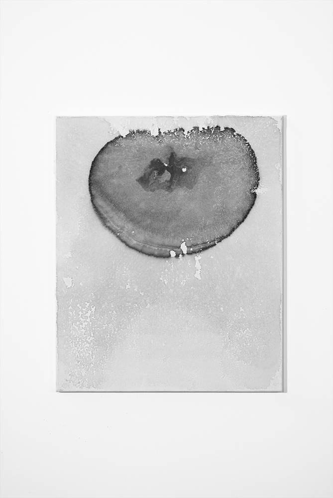 Pierre Clemens contemporary art Brussels 2012 Untitled 60x50cm 23 6x19 7in Black ink on canvas