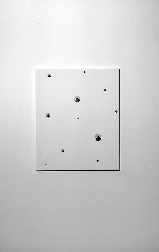 Pierre Clemens contemporary art Brussels 2012 Untitled 60x50cm 23 6x19 7in Black ink on canvas 6