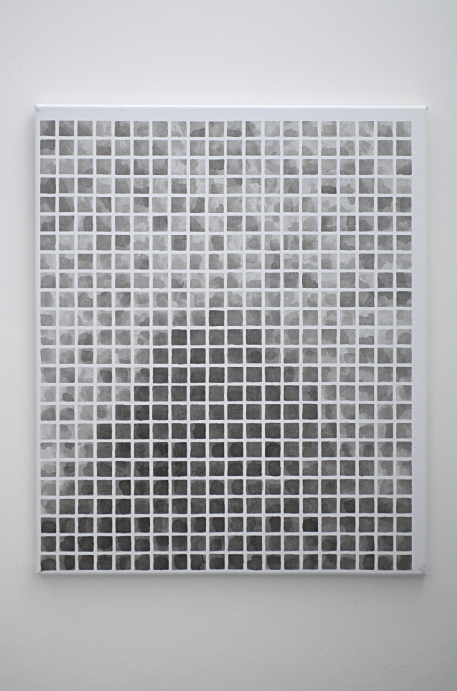 Pierre Clemens 2013 Micro drawing Art contemporary Brussels 40x30cm 15 7x11 8in Ink on canvas