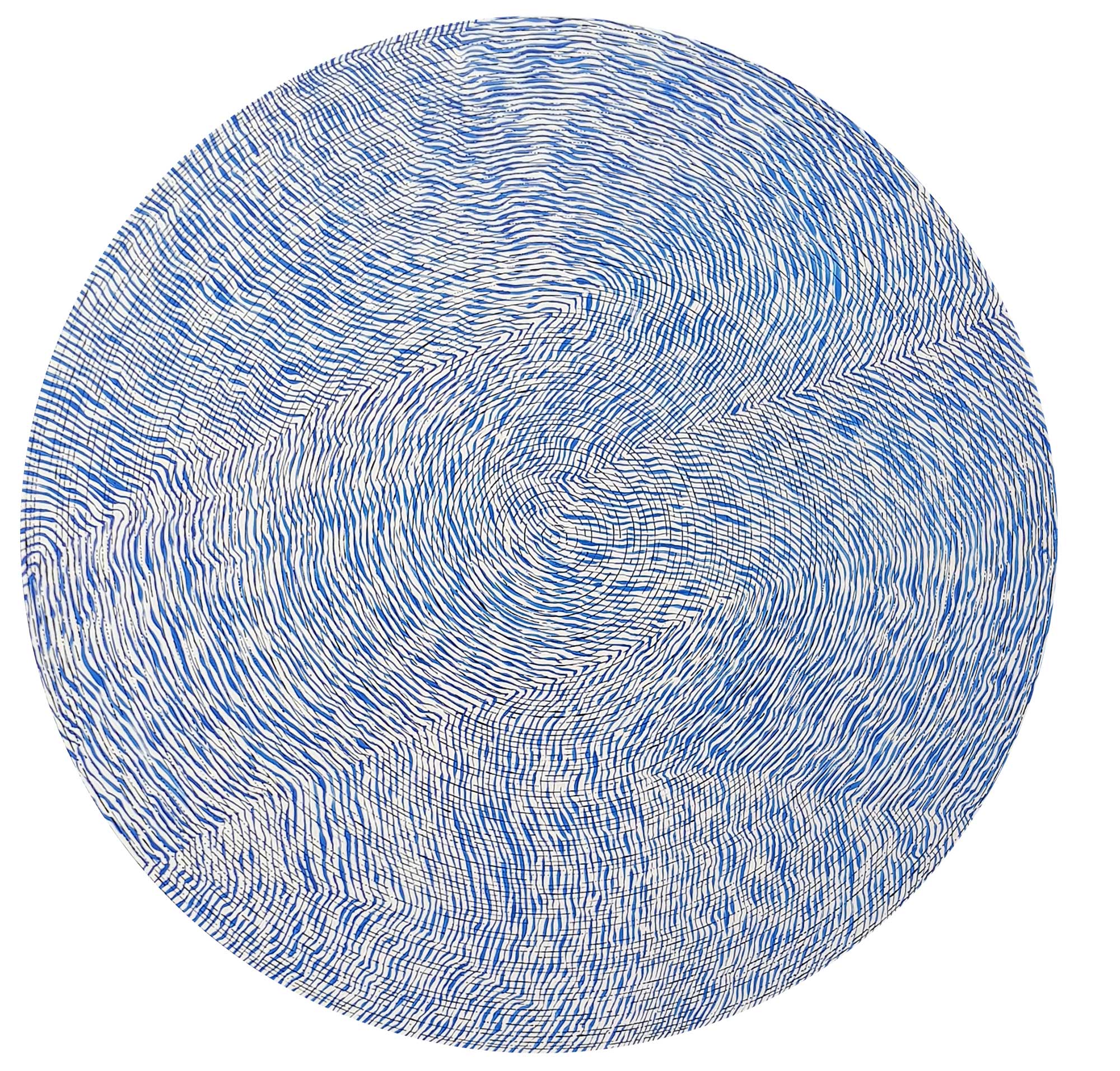 Pierre Clemens 2018 07 18 Tondo dia 120cm Acrylique Wood